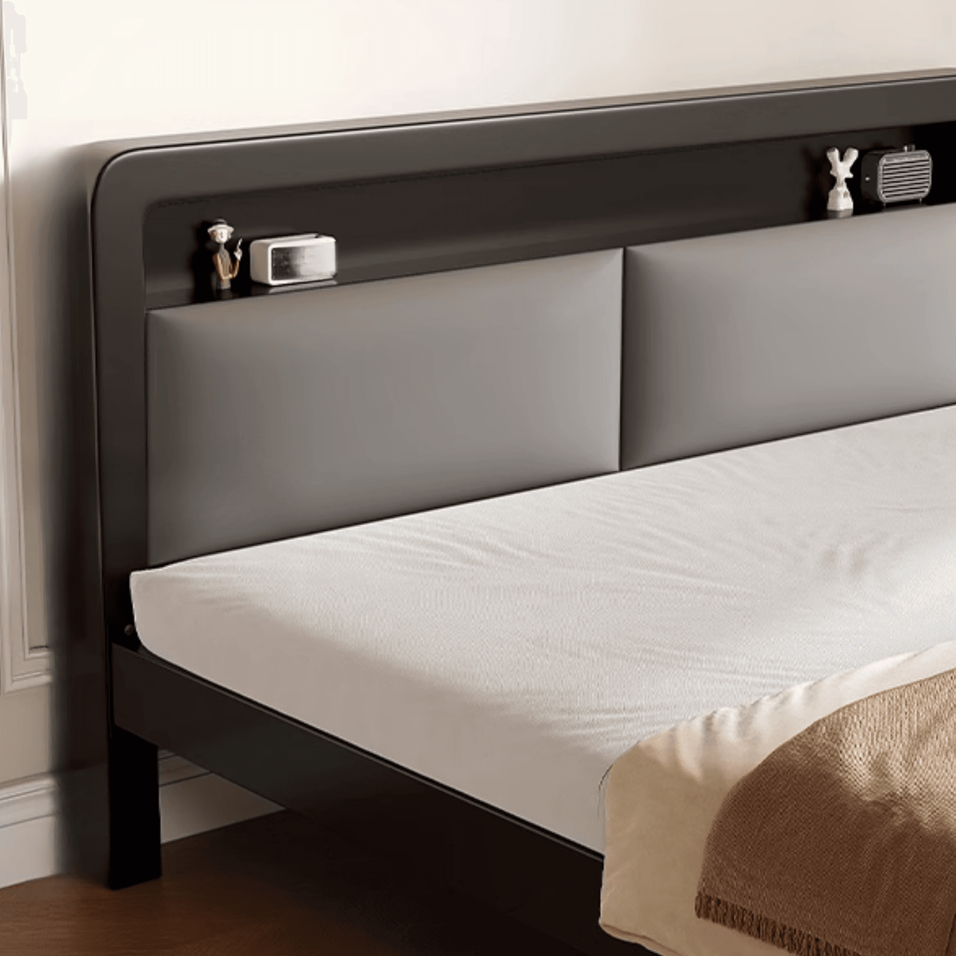 Solid Color Iron Storage Bed for Living Room - image 11
