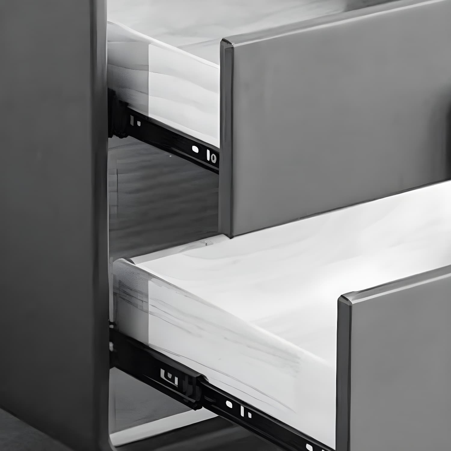 Modern Engineered Wood TV Media Stand Enclosed Storage TV Console - image 7