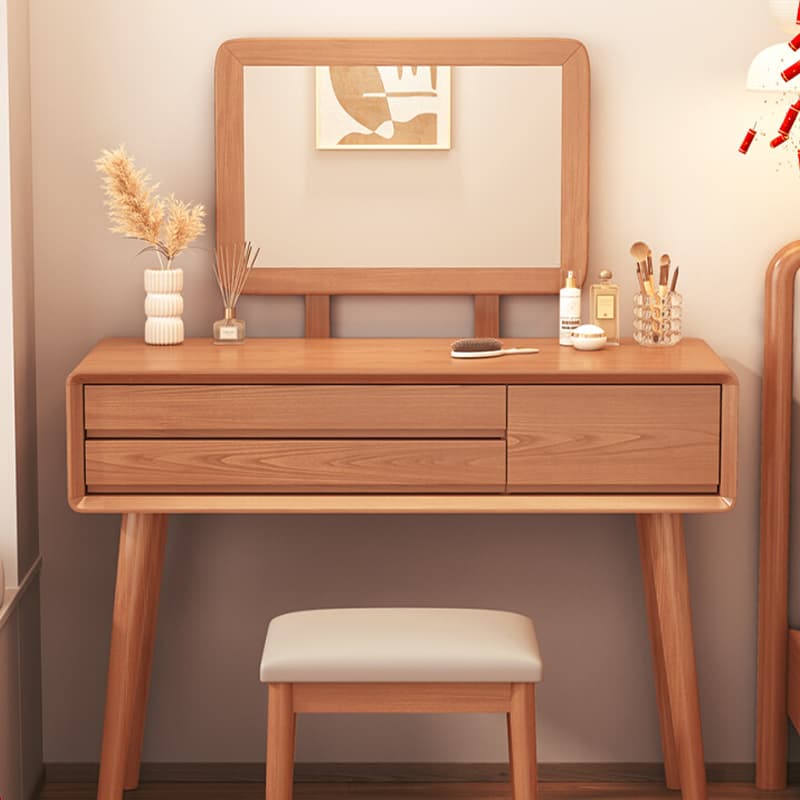 With Desk Antique No floating Push-Pull Makeup Vanity - image 5