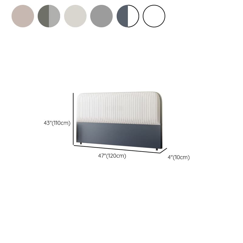 Standard（36-55“） Free-standing Standard Rectangle Full(54"W x 75"L)/Twin(38"W x 75"L) Panel Headboard With Legs, Sponge Filing and Lumber Frame - image 15