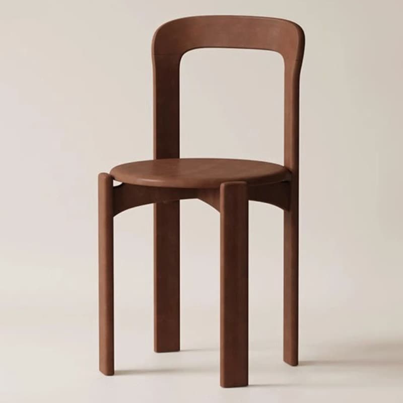 Modern Solid Wood Armless Dining Chair with Open Back for Kitchen & Dining - image 3