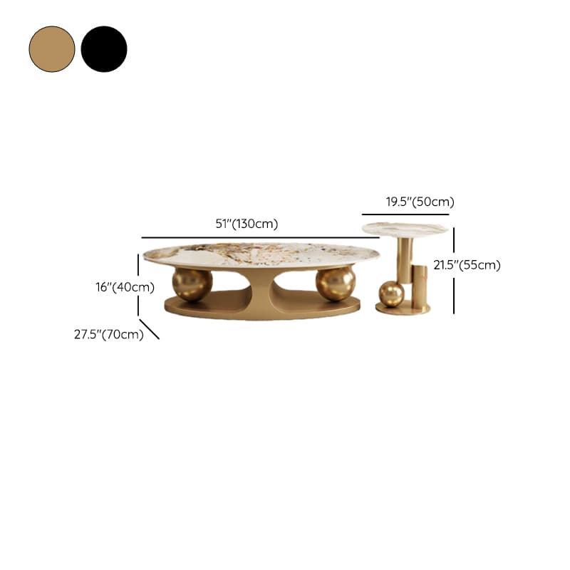 Nested Oblong Coffee Table Ideal for Small Spaces - image 12