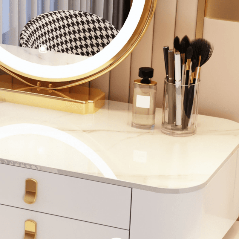 Multi-Purpose Scalable Vanity Set with Push-Pull Drawers, Adjustable Touch & Adjustable Brightness Lighting System, Dividers Included - image 10