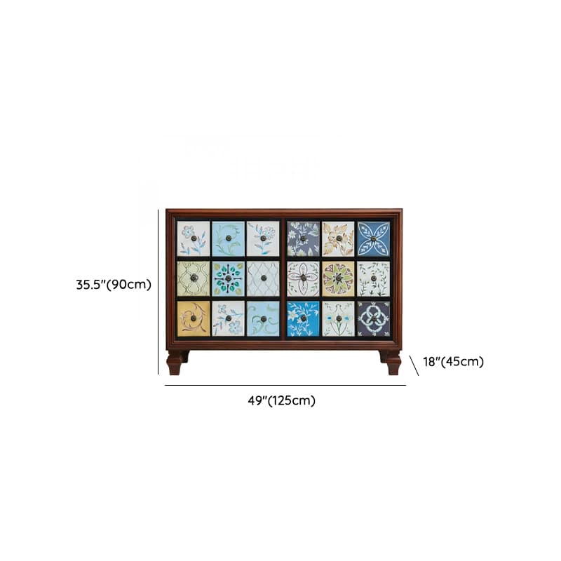 Modern Simple Style Timber Double Dresser/Semainier/Bachelor Chest with 6 Drawers/5 Drawers/3 Drawers Horizontal/Vertical - image 19