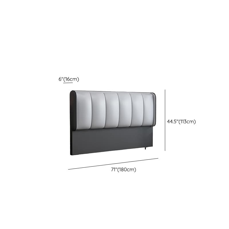 Casual Free-standing Standard King(76"W x 80"L)/Queen(60"W x 80"L)/Full(54"W x 75"L) Panel No Distressing With Legs in Wood and Sponge - image 16