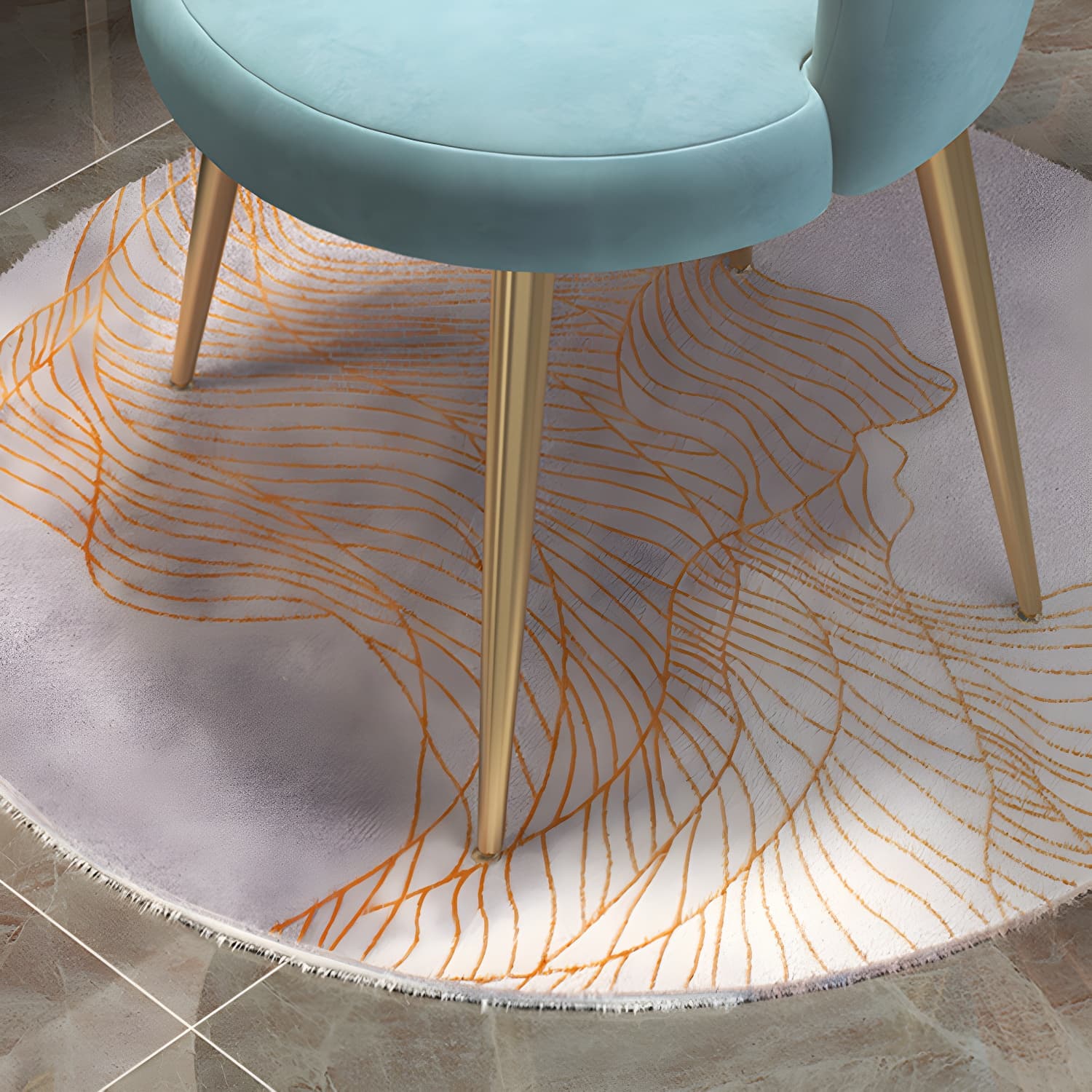 Scandinavian Style Velvet Armless Dining Chair Solid Back Single Dining Chair - image 14