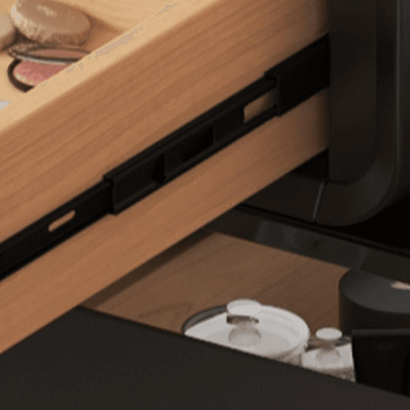Vanity Set in Matte Black with Lighting and Scalable Features - image 6