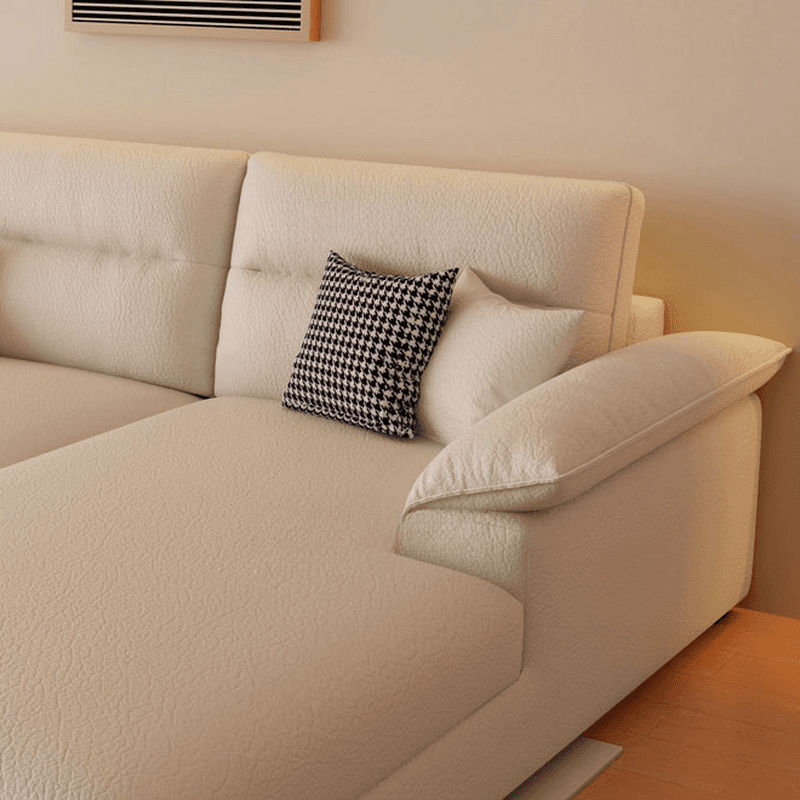 Straight Horizontal 5 Person Memory Foam Filled Sofa Couch with Decorative-stitched Tufting - image 3