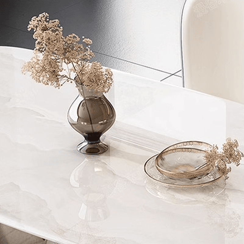 Modern Simple Style Dining Table Set with 7 Pieces Included - image 3