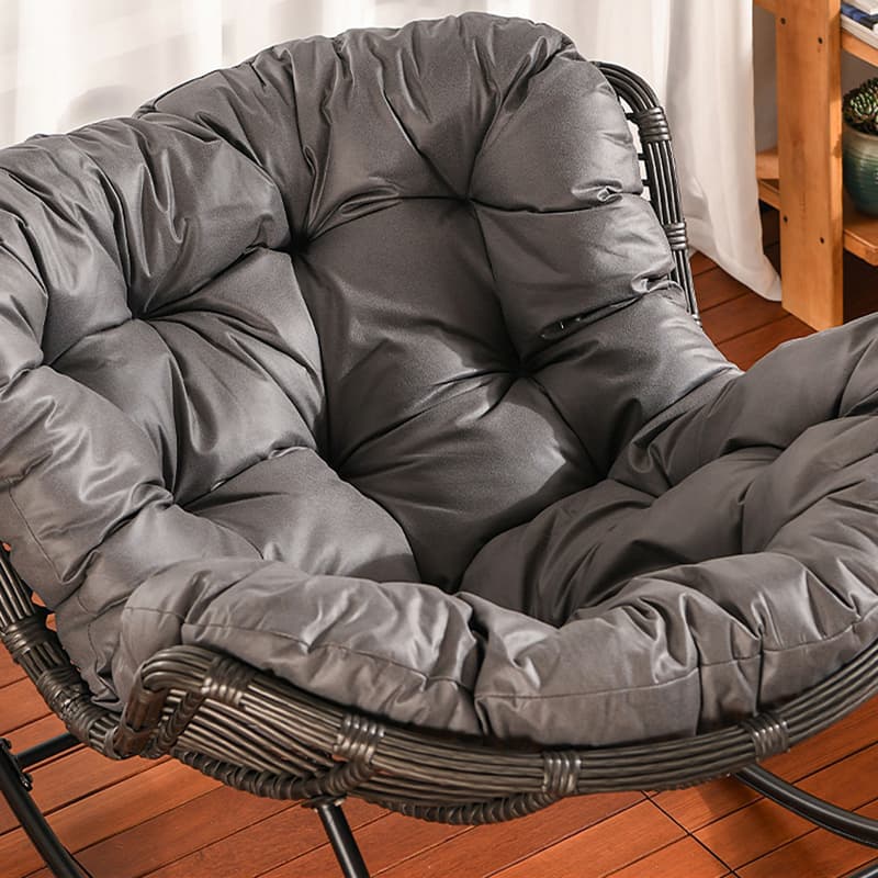 Ergonomic and Stationary Cotton Nursery Recliner with Back - image 17