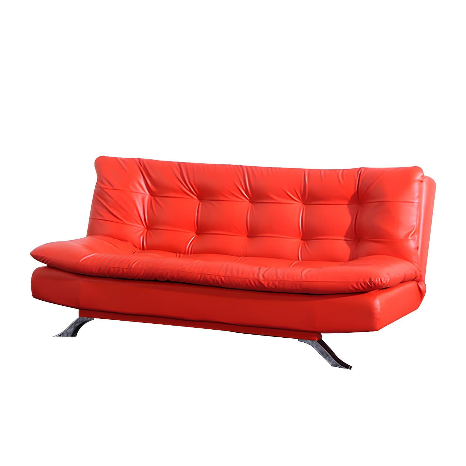Armless Sofa Chaise Square Seating Settee for Living Room Bonus Room - image 9