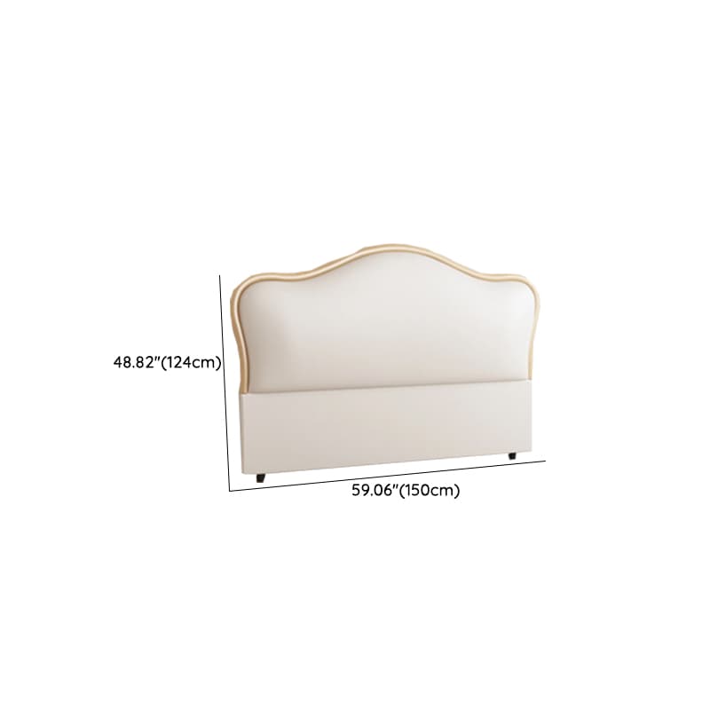 Minimalist Free-standing Standard King(76"W x 80"L)/Queen(60"W x 80"L)/Full(54"W x 75"L) Panel Camelback No Distressing With Legs in Timber - image 24
