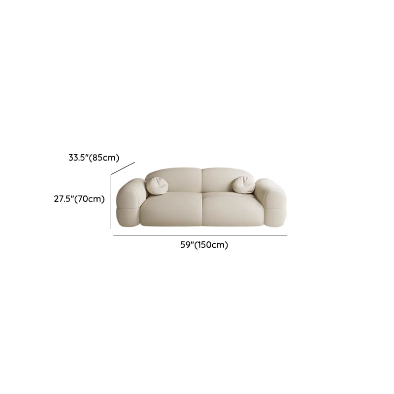 Versatile Grey/Blush/Amber Flannel Standard Sofa/Loveseat with Arm and Concealed Support - image 14