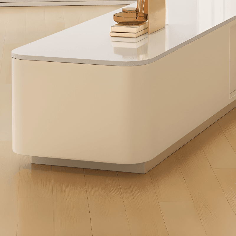 Rectangular Sintered Stone Countertop TV Stand with 3-Drawer/5 Drawers/4 Drawers and Cable Management in a Modern Simple Style - image 14
