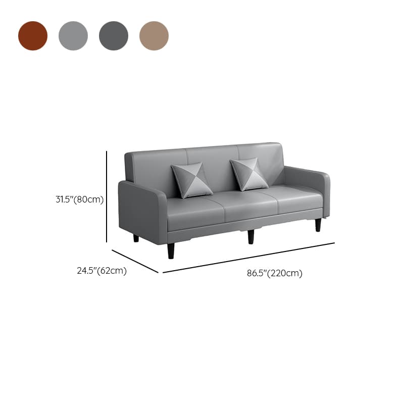 Drawing Room Gray/Light Brown/Off-White Standard Sofa with Armrest - image 22
