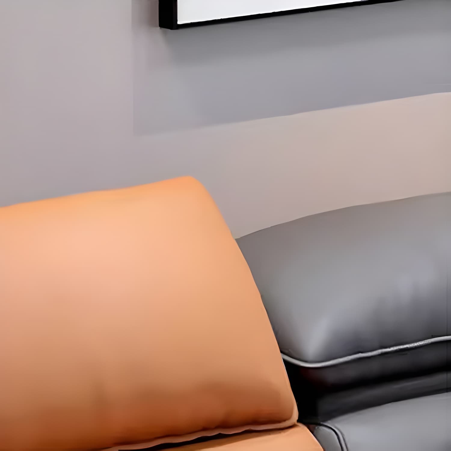 Modern L-Shape Sofa Chaise in Tech Cloth with Stationary Design and 3 Piece Set - image 21