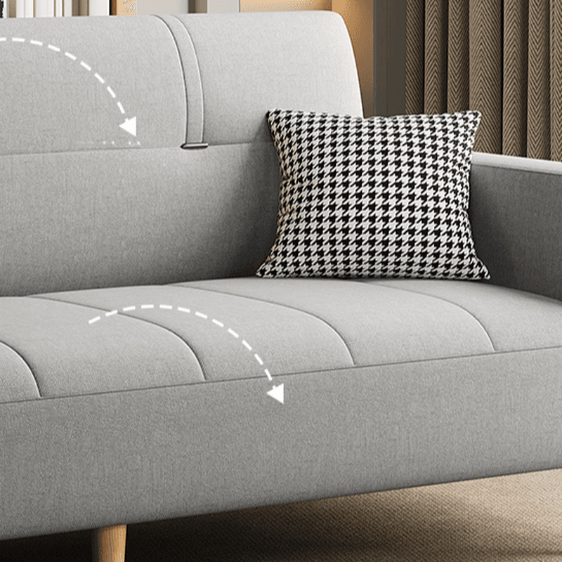 Cotton Loveseat/Standard Sofa Cerulean/Grey/Lime Green with Arm - image 14