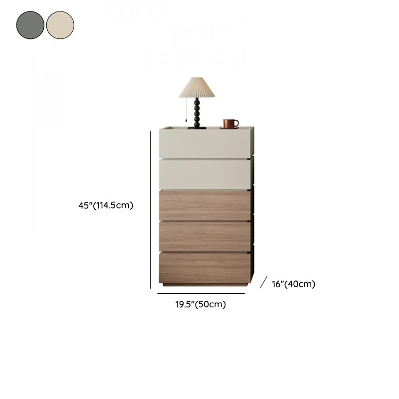 Modern Simple Style Timber Double Dresser/Semainier with 8 Drawers/5 Drawers, Vertical/Horizontal - image 18