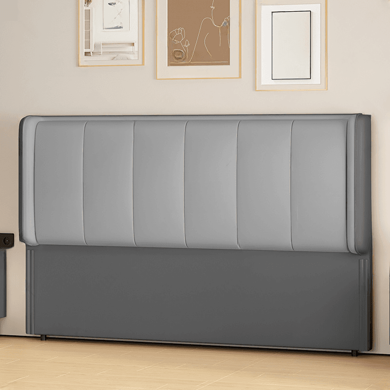 Art Deco Style Panel Headboard in Timber with No Distressing, Rectangle Shape for King/Queen/Full Bed, Featuring Sponge Upholstery and Standard Height - image 3