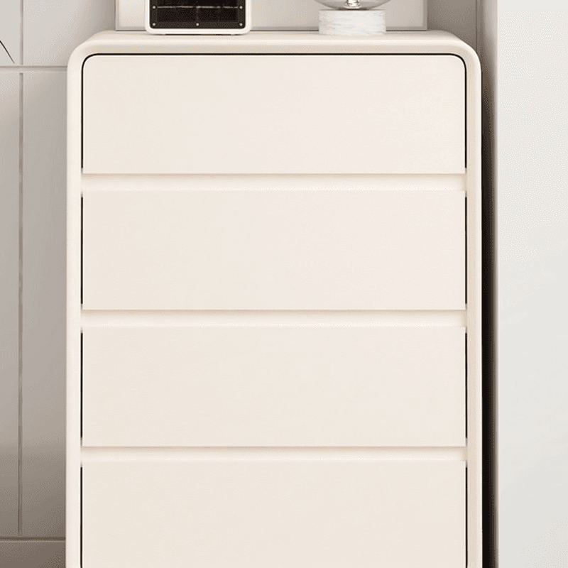 Chalk Minimalist Hardwood Console Dresser with 6 Drawers, Horizontal Orientation - image 5