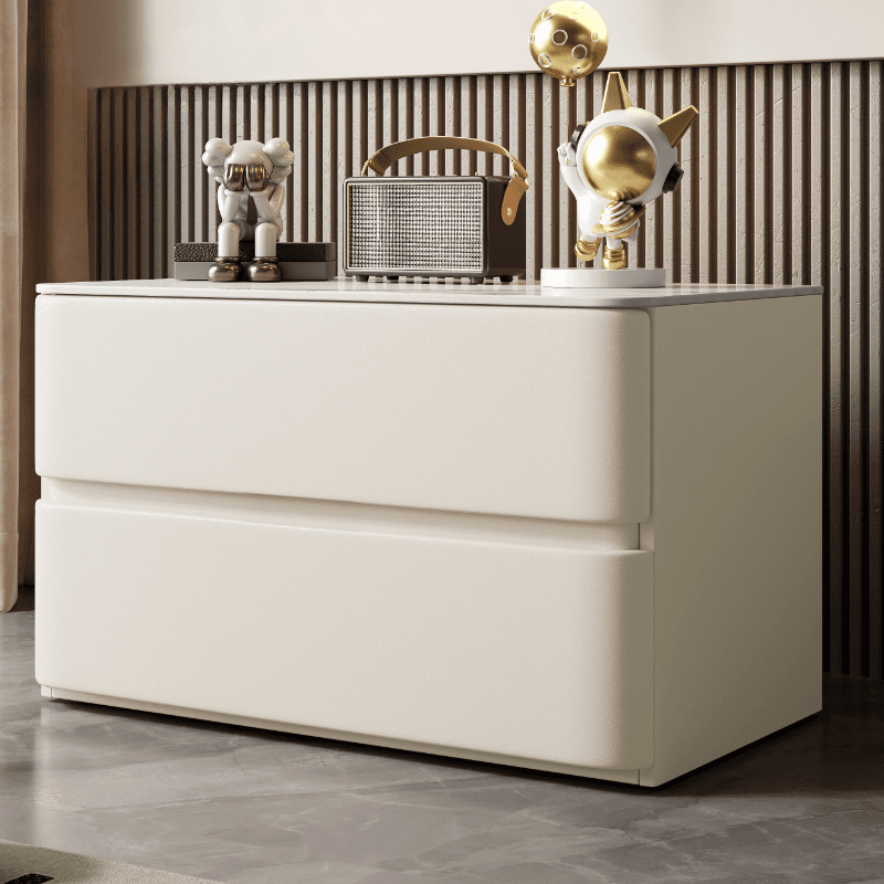 Postmodern Bedside Cabinet Nightstand with 2 Drawers - image 5
