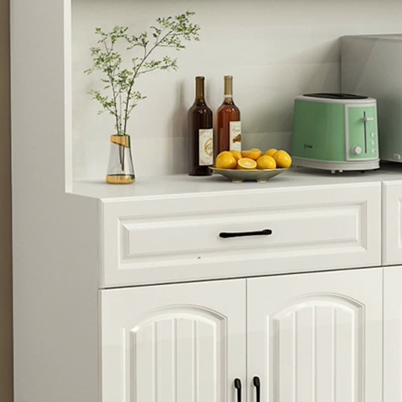 Narrow 15.7'' Wood Cabinets Open Storage with Adjustable Shelves Modern Sideboard/Credenza - image 12