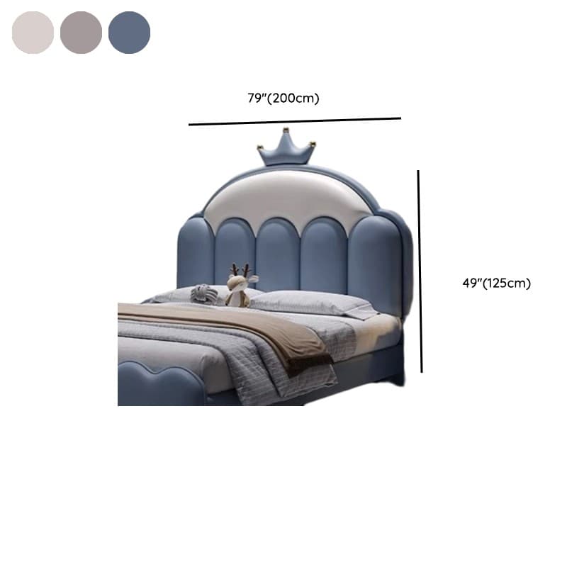 Modern Free-standing Standard King(76"W x 80"L)/Queen(60"W x 80"L)/Full(54"W x 75"L) Arched/Portman/Camelback Panel No Distressing With Legs in Wood - image 22