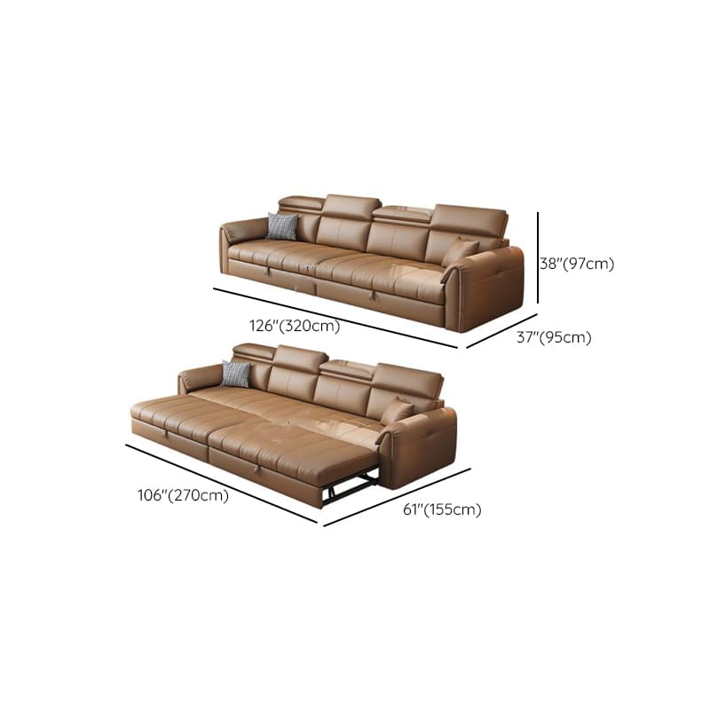 Coffee L-Shape/Straight Right Hand Facing/Horizontal Sofa Chaise/Convertible Sofa with Under-seat-storage for Seats 5/Seats 2/for 6 - image 15