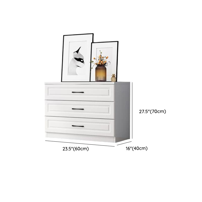 Simple Vertical/Horizontal Chalk Bachelor Chest in Wood with 3 Drawers/5 Drawers/6 Drawers - image 16