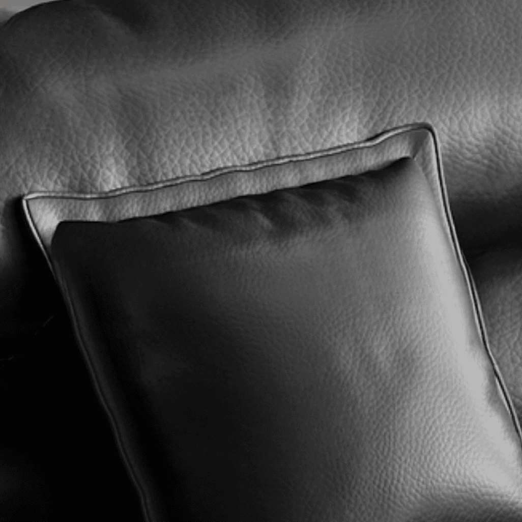 Contemporary Modern Solid Color Stain Resistant Standard/Single Sofa in Midnight Black, Seats 4/5/3 with 1 Pillow - image 5