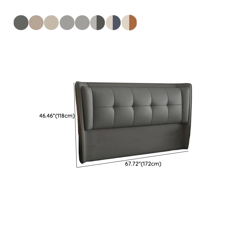 Modern Free-standing Standard King(76"W x 80"L)/Queen(60"W x 80"L)/Full(54"W x 75"L) Wingback No Distressing With Legs in Wood/ Upholstery and Decorative-stitched - image 14