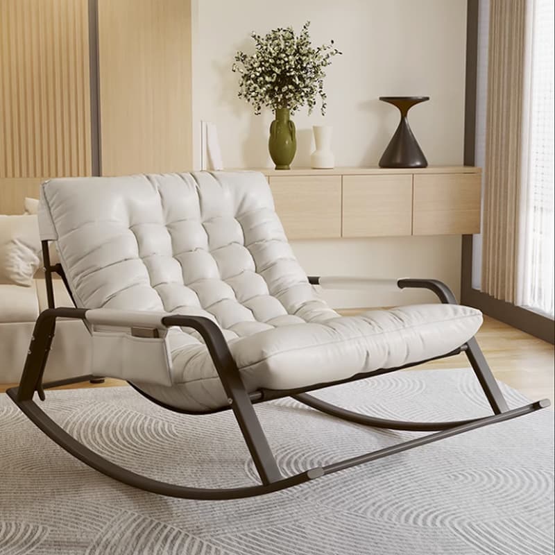 Stylish Tufted Upholstered Rocking Chair - Modern Design for a Comfy Home