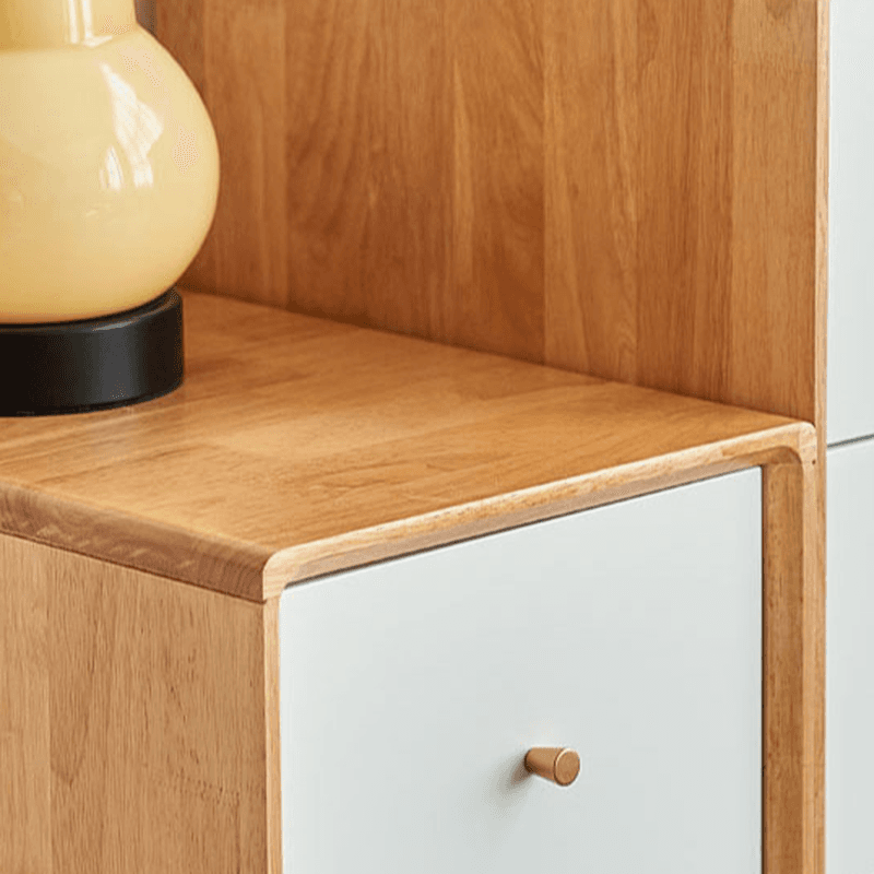 Minimalist Natural Wood Bachelor Chest with 6 Drawers, Vertical Orientation - image 7