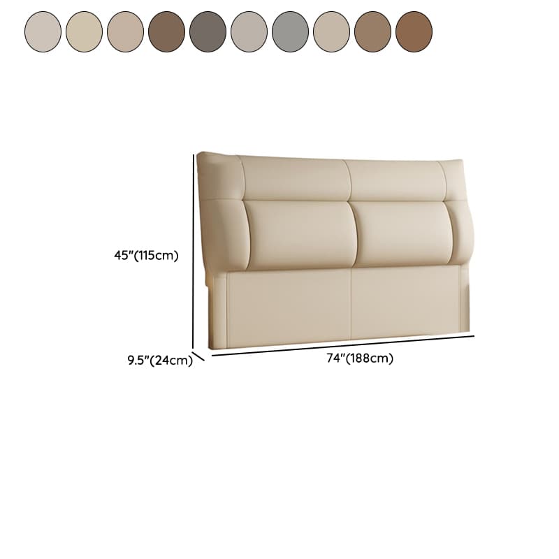 Trendy Panel Headboard in Natural Wood with No Distressing, Rectangle Shape for Queen/Full Bed, Featuring Sponge Upholstery and Standard Height - image 16