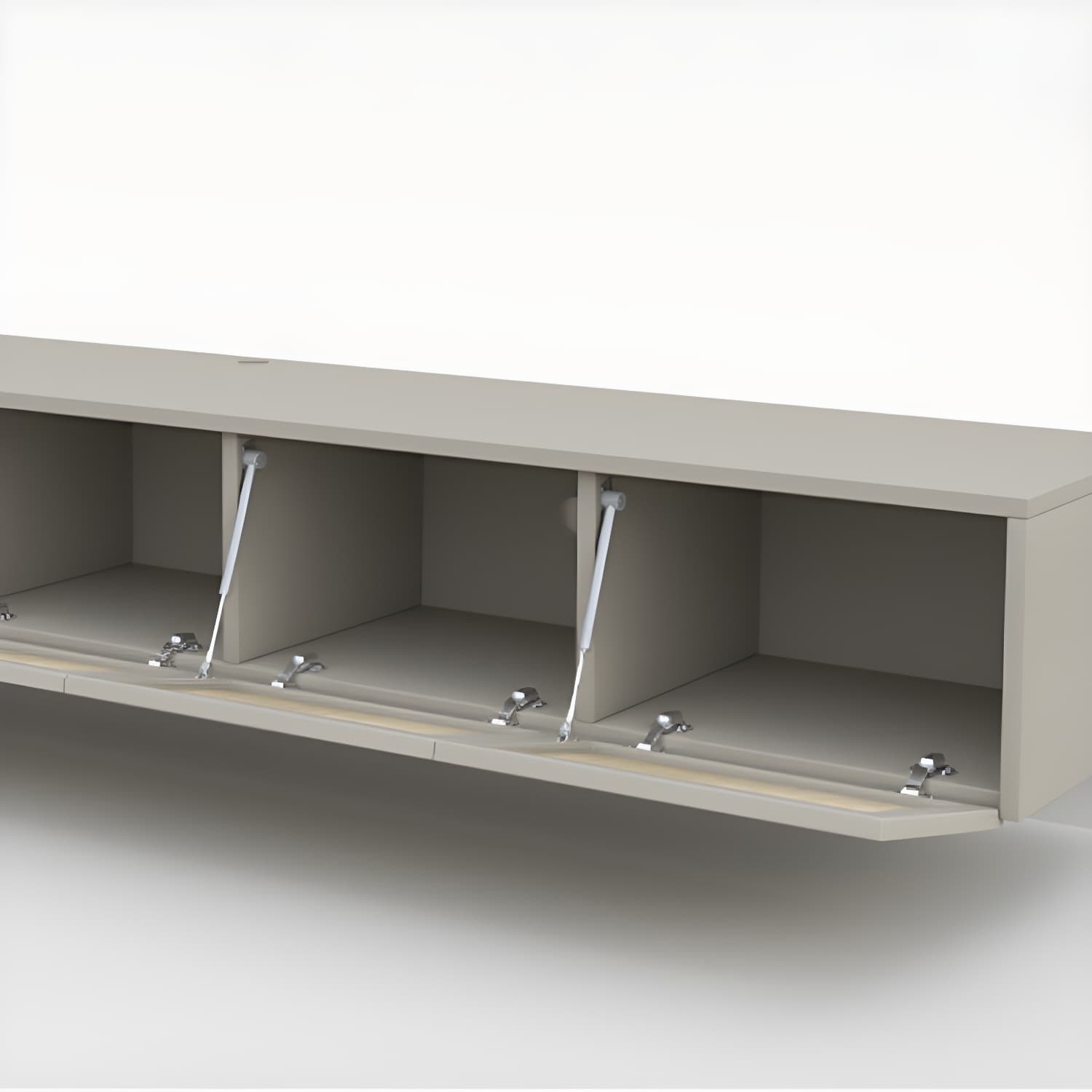 Scandinavian Wood TV Stand Console Wall-mounted TV Media Stand for Living Room - image 9