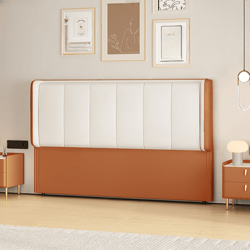 Art Deco Style Panel Headboard in Timber with No Distressing, Rectangle Shape for King/Queen/Full Bed, Featuring Sponge Upholstery and Standard Height - image 13
