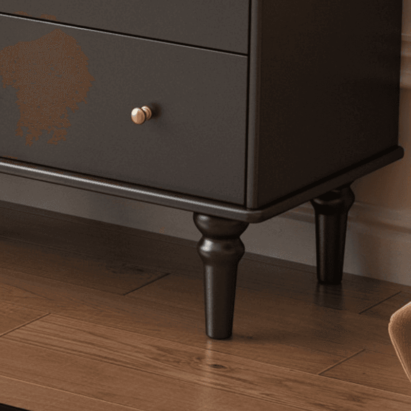 Simplistic Large Vanity Set/Makeup Vanity with Rubberwood Table Top, 4 Drawers/6 Drawers/2 Drawers, Scalable and No Suspension - image 6