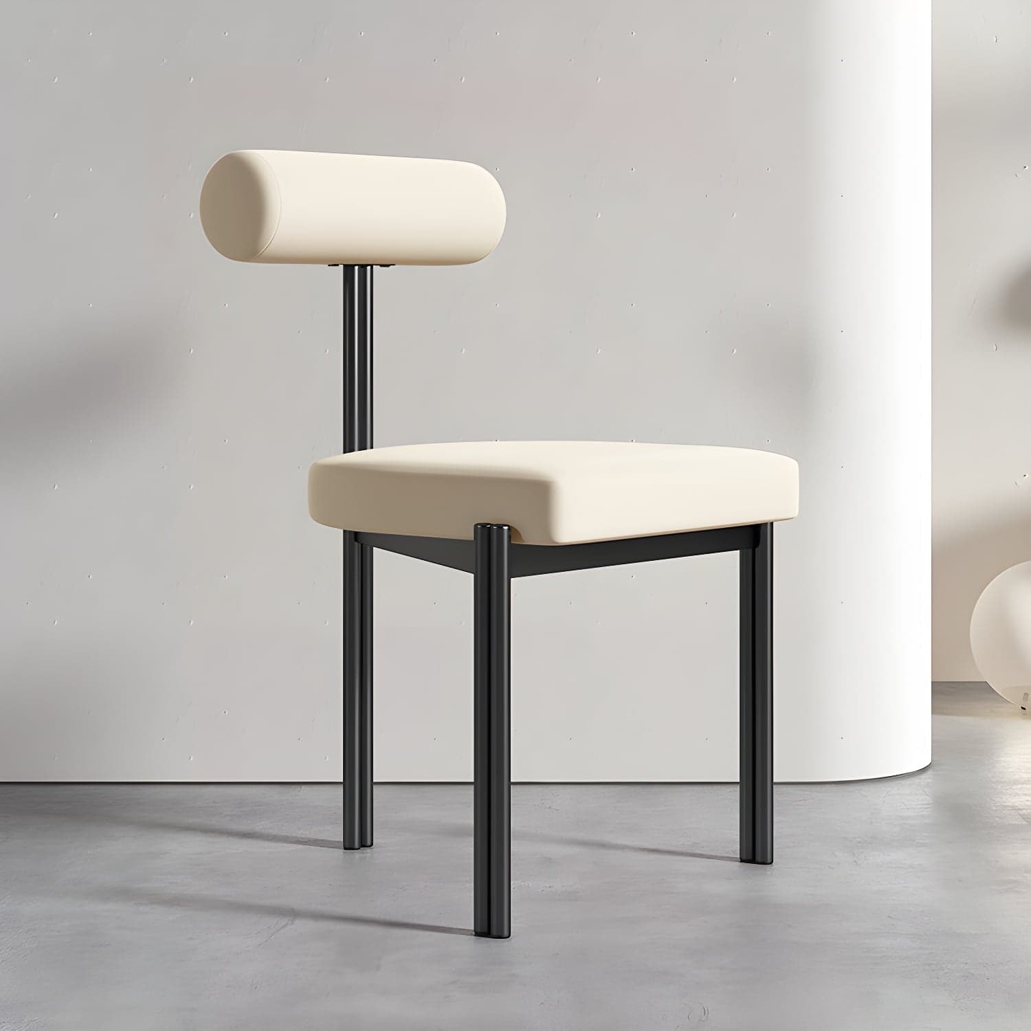 Upholstered Armless Dining Chairs Nordic Style Low Back Side Chair for Dining Room - image 9
