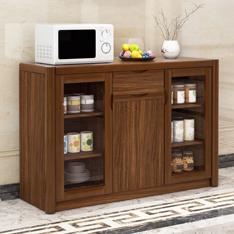 Vintage Style Wood Buffet Sideboard with Cabinets and Drawers - image 4
