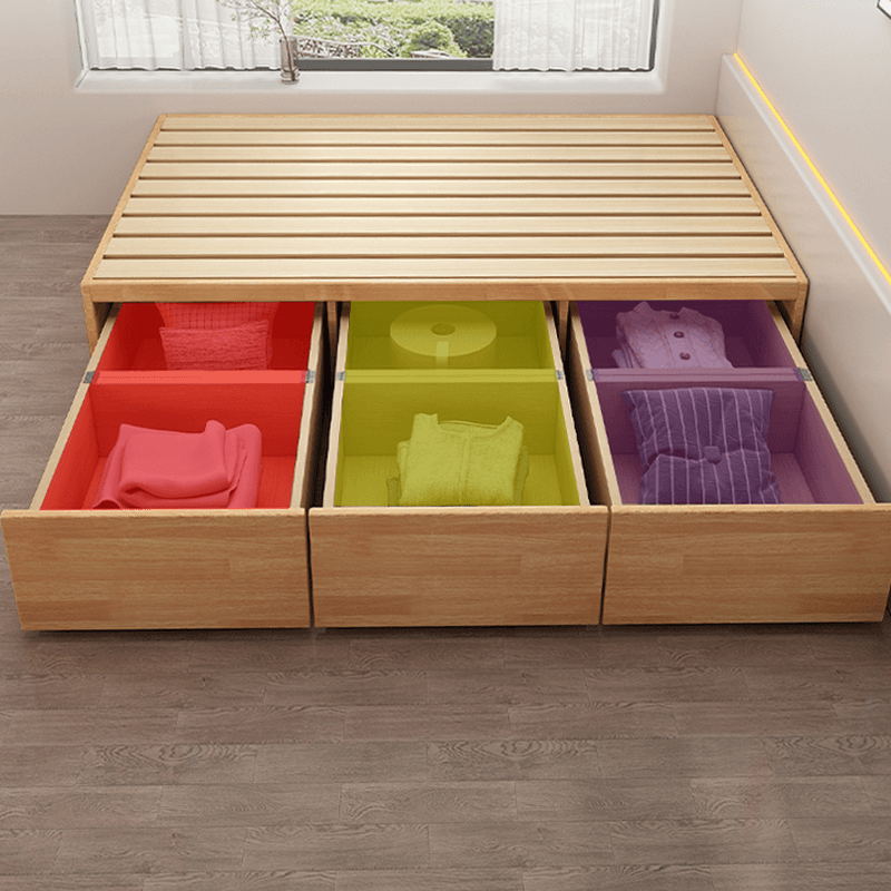 Unfinished Color Modern Platform Bed - image 3