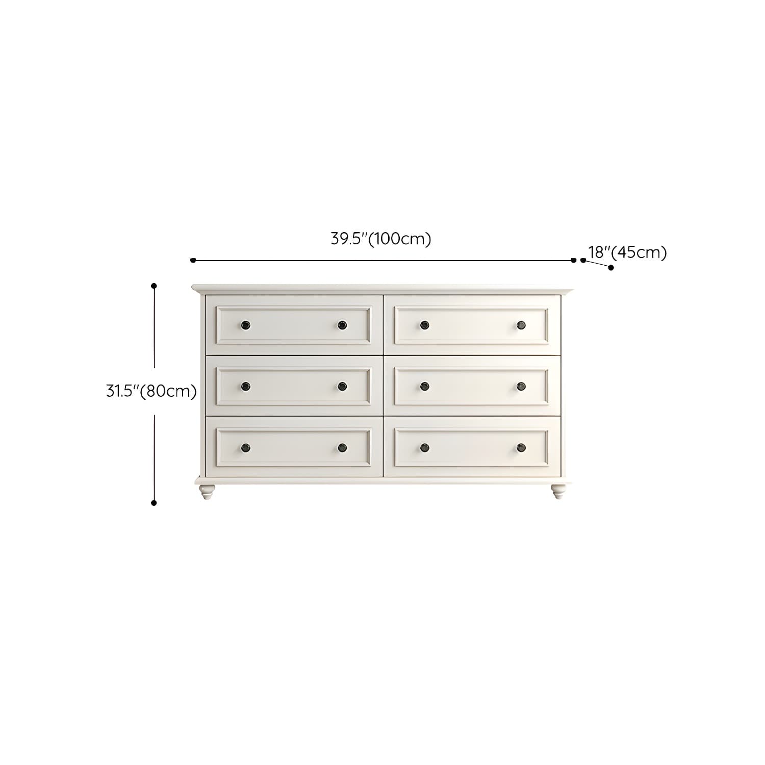 Solid Wood and Soft-Close Drawers Modern Chest with Wood Top - image 18
