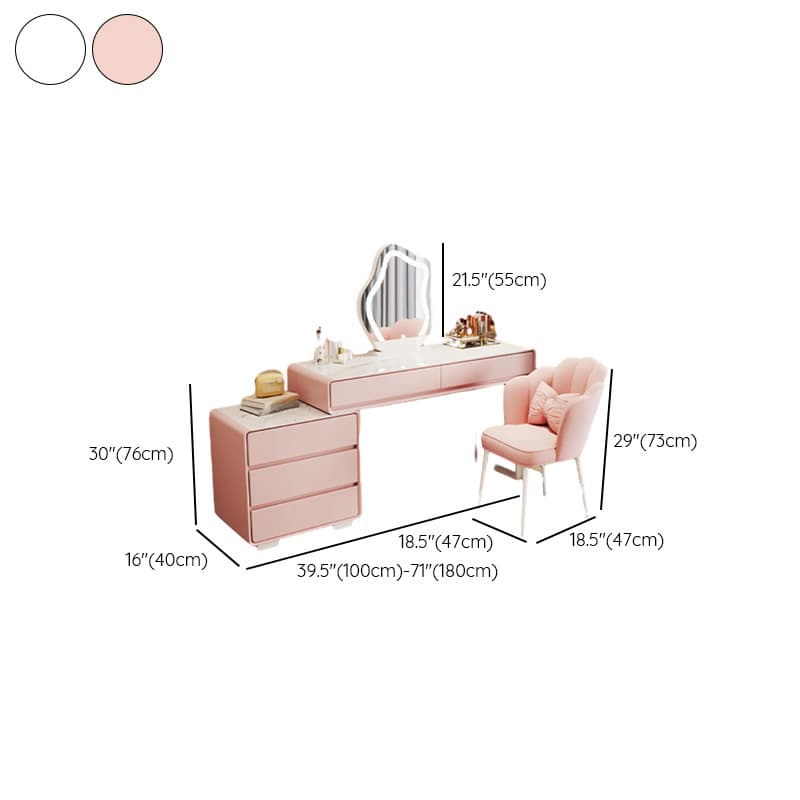 Scalable Push-Pull Vanity Set, Lighting System, Adjustable Touch & Adjustable Brightness, Peony - image 13