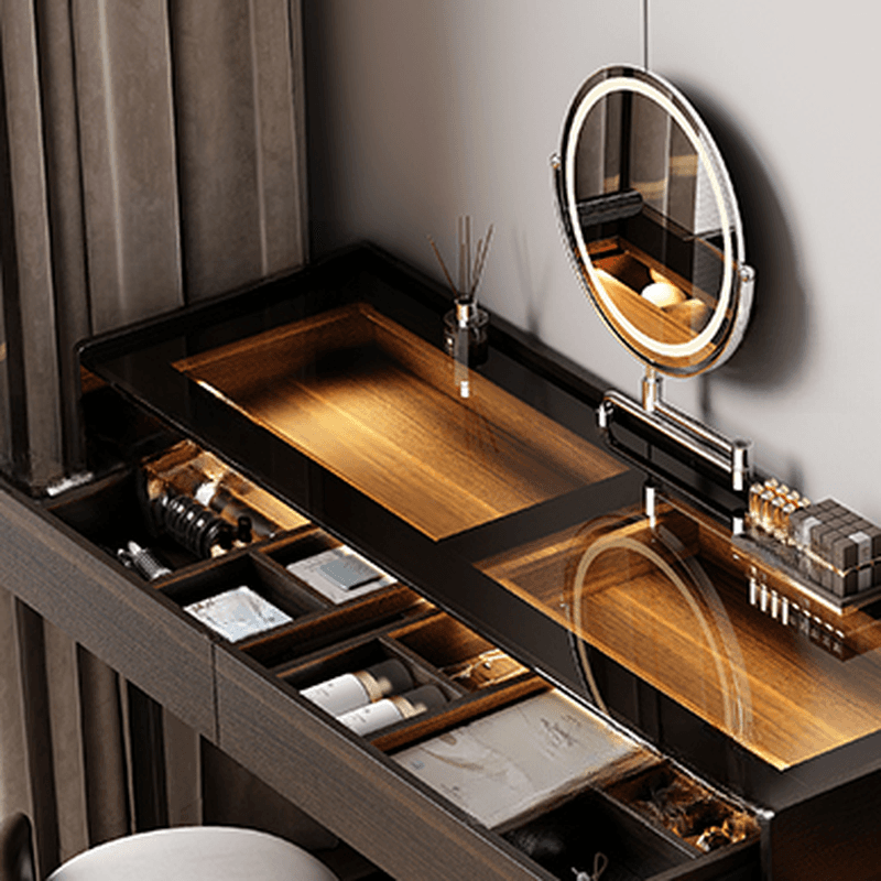 Multi-Purpose Vanity Set with Lighting, Scalable Telescopic Feature, Push-Pull, 2-in-1 Functionality, Adjustable Touch and Brightness - image 5
