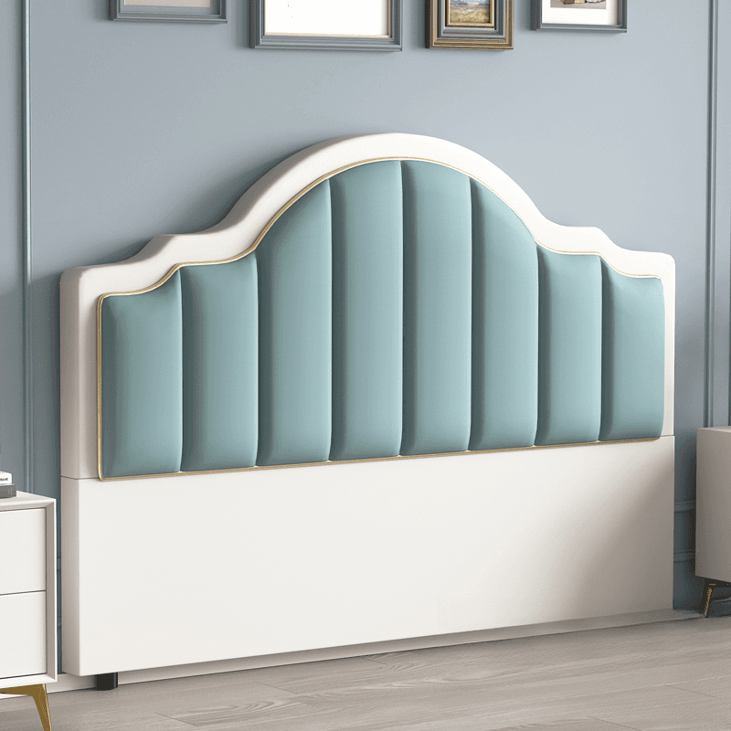 Minimalist Free-standing Standard King(76"W x 80"L)/Queen(60"W x 80"L)/Full(54"W x 75"L) Panel Camelback No Distressing With Legs in Timber - image 4