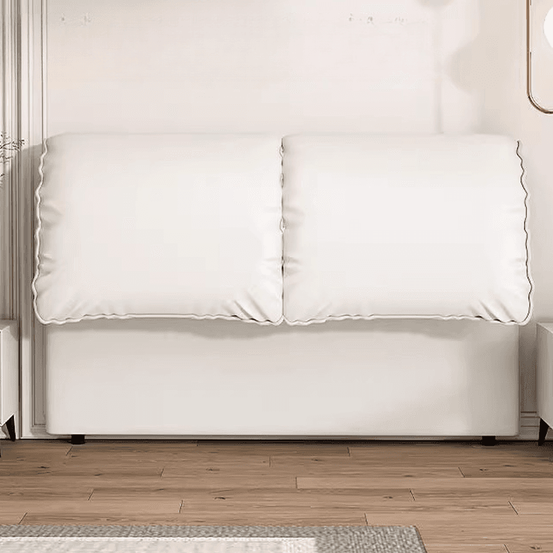 Modern Simple Style Panel Headboard in Natural Wood with No Distressing, Rectangle Shape for King/Queen/Full Bed, Featuring Sponge Upholstery and Standard Height - image 8
