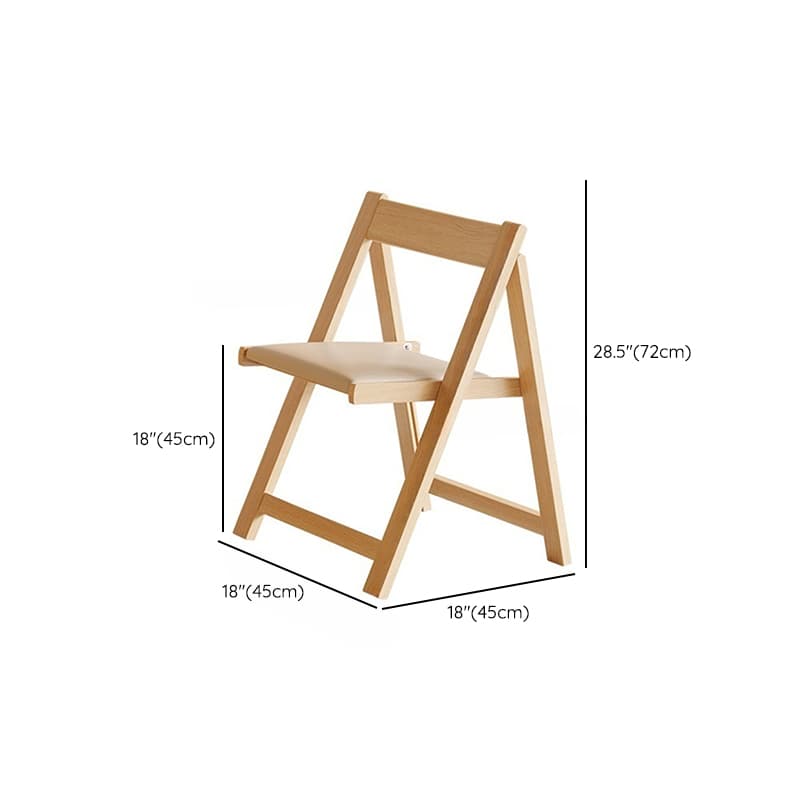 Scandinavian Folding Dining Set in Light Wood with Upholstered Chairs and Extendable Table - image 11