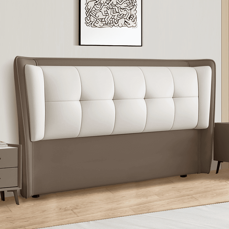 Standard（36-55“） Free-standing Standard Rectangular Full(54"W x 75"L) Stitch-tufted Wingback Headboard with Timber Frame and Sponge Filing - image 5