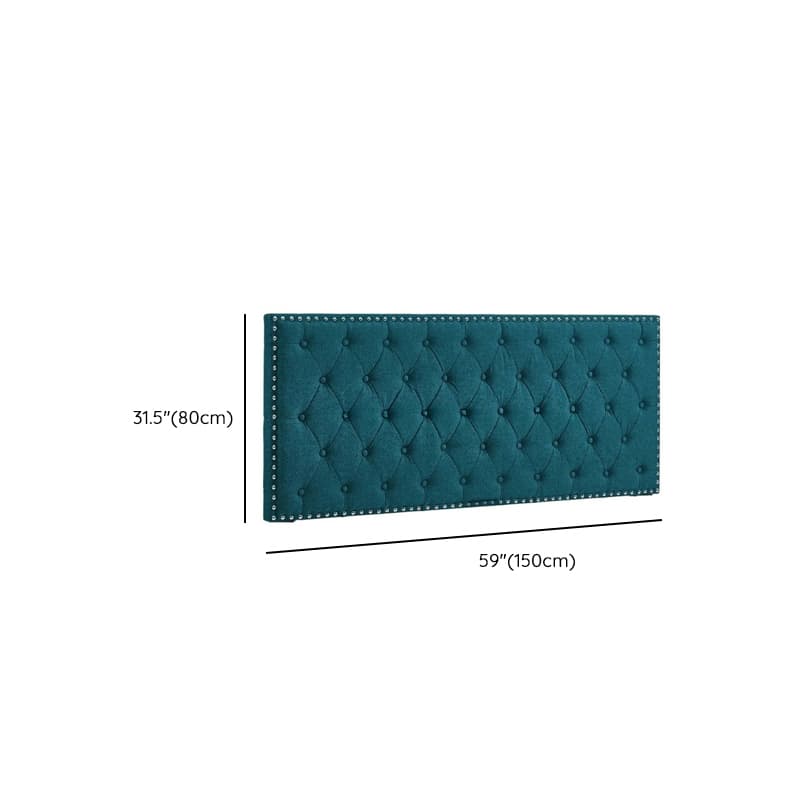 No Distressing Twin XL/Full/Queen Panel Headboard with Nailhead Border, Portman Shape, Sponge Fill, Wall Mounted, Low Height - image 21