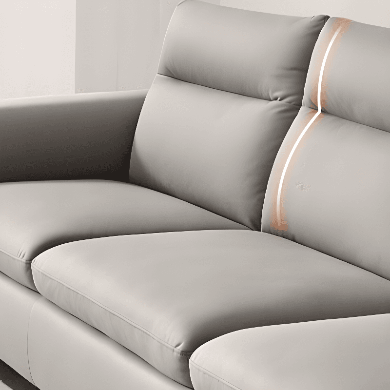 Straight/L-Shape Cotton Upholstered Sofa Couch/Sofa Chaise, Horizontal/Right Hand Facing Orientation