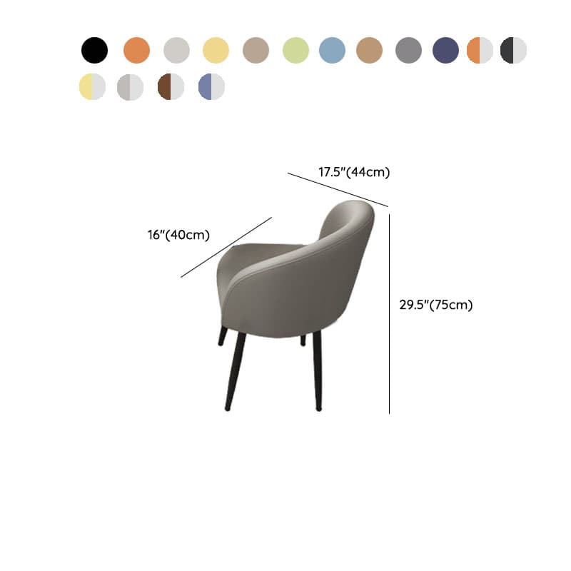 Circular Manufactured Wood Dining Table Set with Upholstered Back, Padded Chair, Arms, Seats 4 - image 22